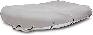Pyle Inflatable Boat Cover - 9.5’ to 10.5’ ft. Armor Shield Protective Storage - Waterproof 600 Denier Canvas and Weather ...