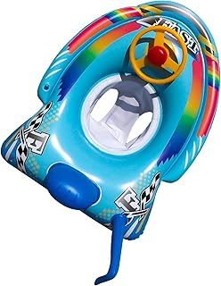 Cute Child Kids Inflatable Pool Float PVC Summer Swim Float Air Bed Lake Boat Swimming Floats with 2 Handles Surfing Raft ...