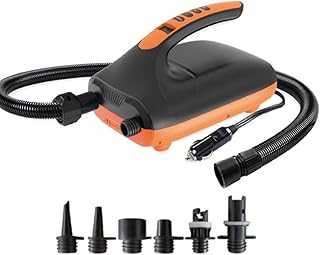 20PSI High Pressure SUP Electric Air Pump Dual Stage Inflation & Deflation Function Air Pump for SUP Inflatable Boats Kaya...