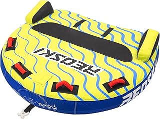 REOSKI Towable Tubes for Boating 2 Person, Heavy Duty Boat Tubes and Towables, Inflatable Water Tubes for Boats to Pull wi...