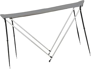Zxpjkyu Inflatable Boat Canopy Boat Cover Heavy Duty Folding Tent Bimini Top Covers Kayak Canopy with Frame